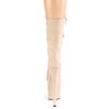 Pleaser - FLAMINGO1050FS Plateau Laarzen, Paaldans schoenen - Paaldans schoenen - Beige Product image